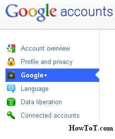 google plus settings