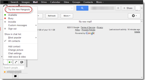 How to enable new Hangouts in Gmail