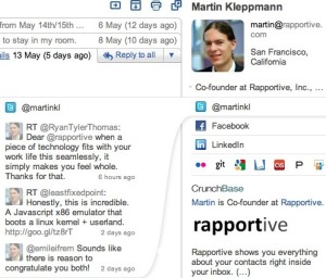 Read more about the article Get closer to your Gmail contacts using Rapportive