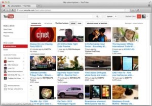 How to retrieve the grid-layout in My subscriptions page-Youtube