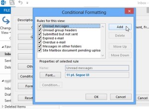 Read more about the article How to modify font size of Message List in Outlook