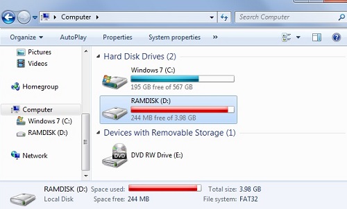 How to be careful about RAM Disks