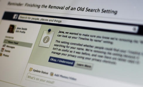 How to manage the new search settings in Facebook