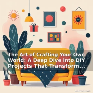 Artistic representation for The Art of Crafting Your Own World: A Deep Dive into DIY Projects That Transform Spaces and Lives