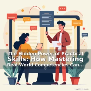 Artistic representation for The Hidden Power of Practical Skills: How Mastering Real-World Competencies Can Transform Your Life