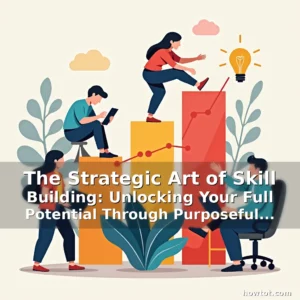 Artistic representation for The Strategic Art of Skill Building: Unlocking Your Full Potential Through Purposeful Growth
