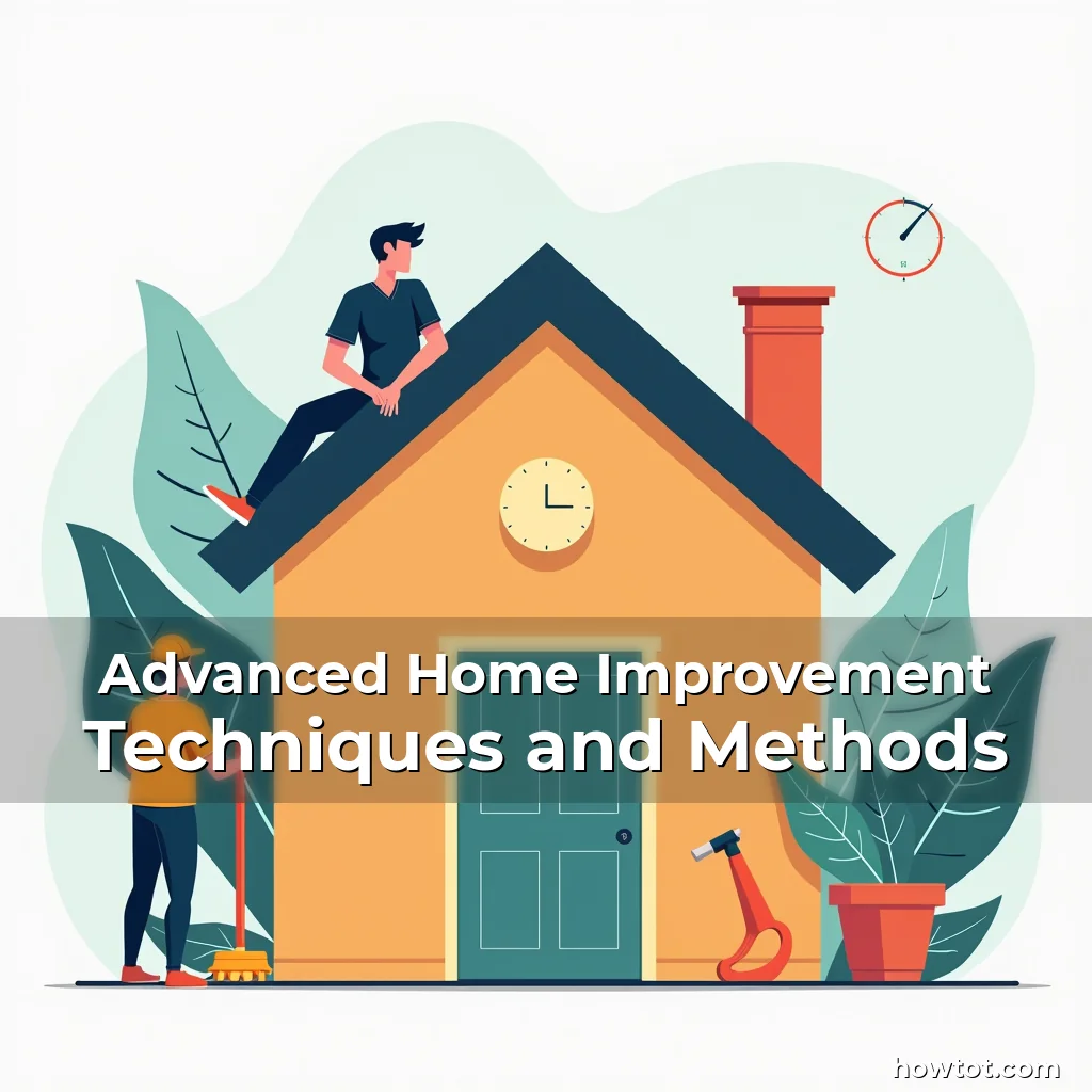 Artistic representation for Advanced Home Improvement Techniques and Methods