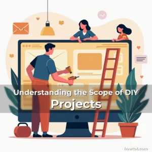 Artistic representation for Understanding the Scope of DIY Projects